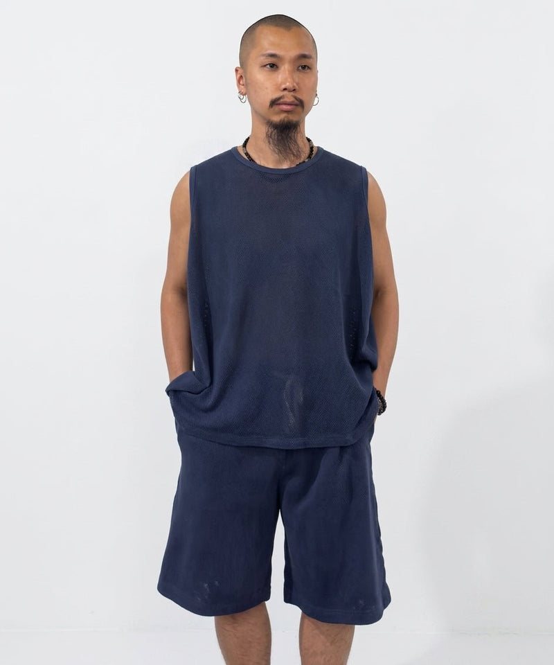 ANDER - MESH SHORTS 60S NAVY 商品画像 - DB&BAR