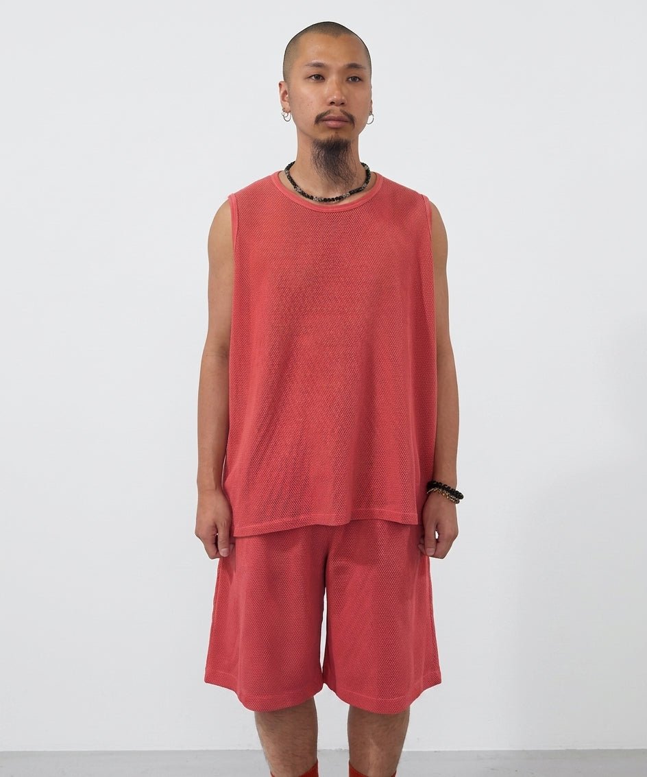 ANDER - MESH SHORTS SHABBY RED 商品画像 - DB&BAR
