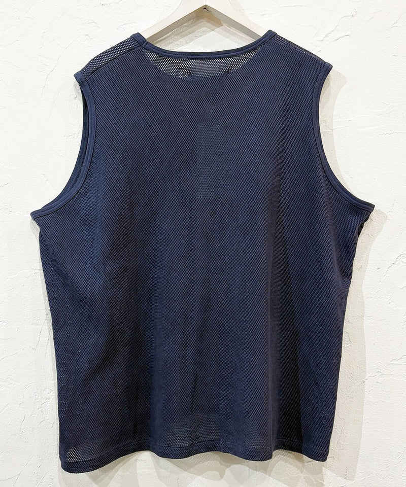 ANDER - MESH SLEEVELESS 60S NAVY 商品画像 - DB&BAR