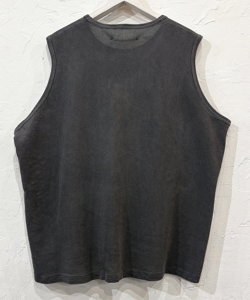 ANDER - MESH SLEEVELESS FADE BLACK 商品画像 - DB&BAR