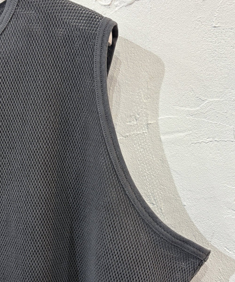 ANDER - MESH SLEEVELESS FADE BLACK 商品画像 - DB&BAR