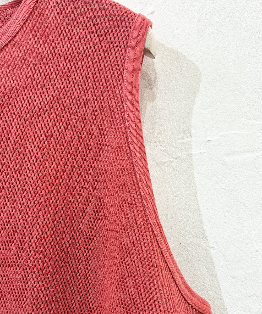 ANDER - MESH SLEEVELESS SHABBY RED 商品画像 - DB&BAR