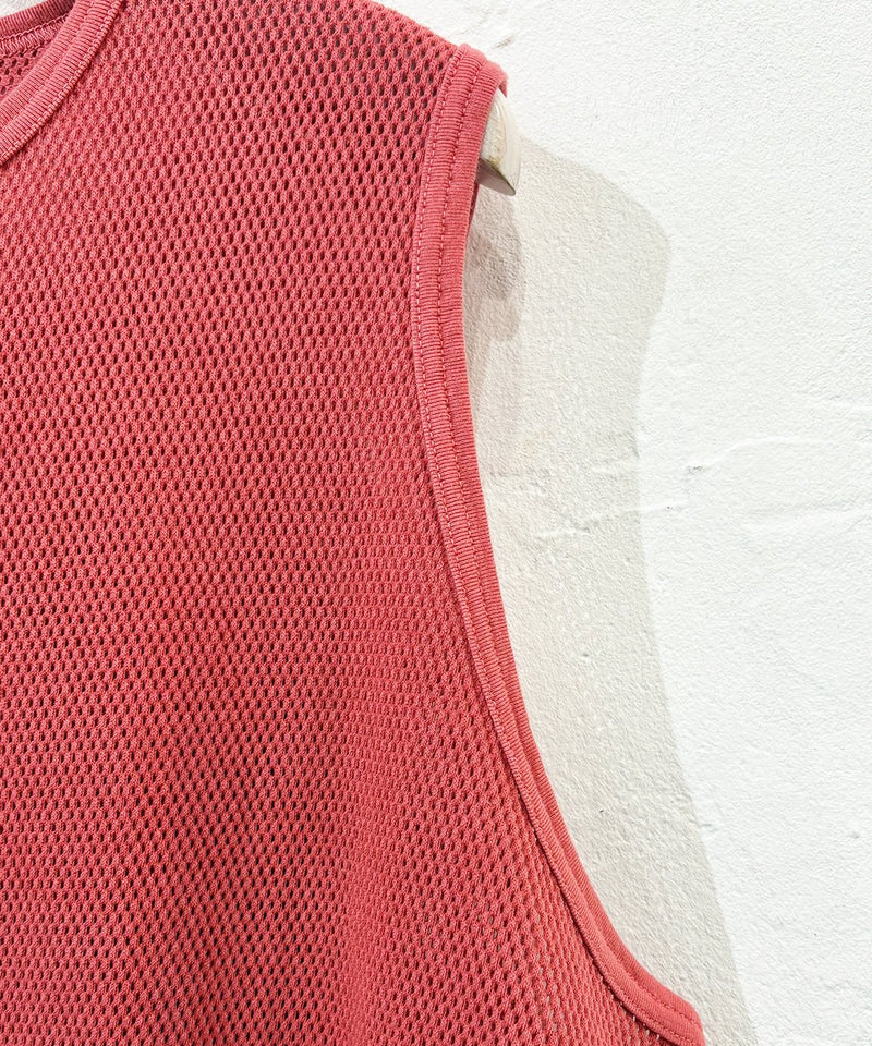 ANDER - MESH SLEEVELESS SHABBY RED 商品画像 - DB&BAR
