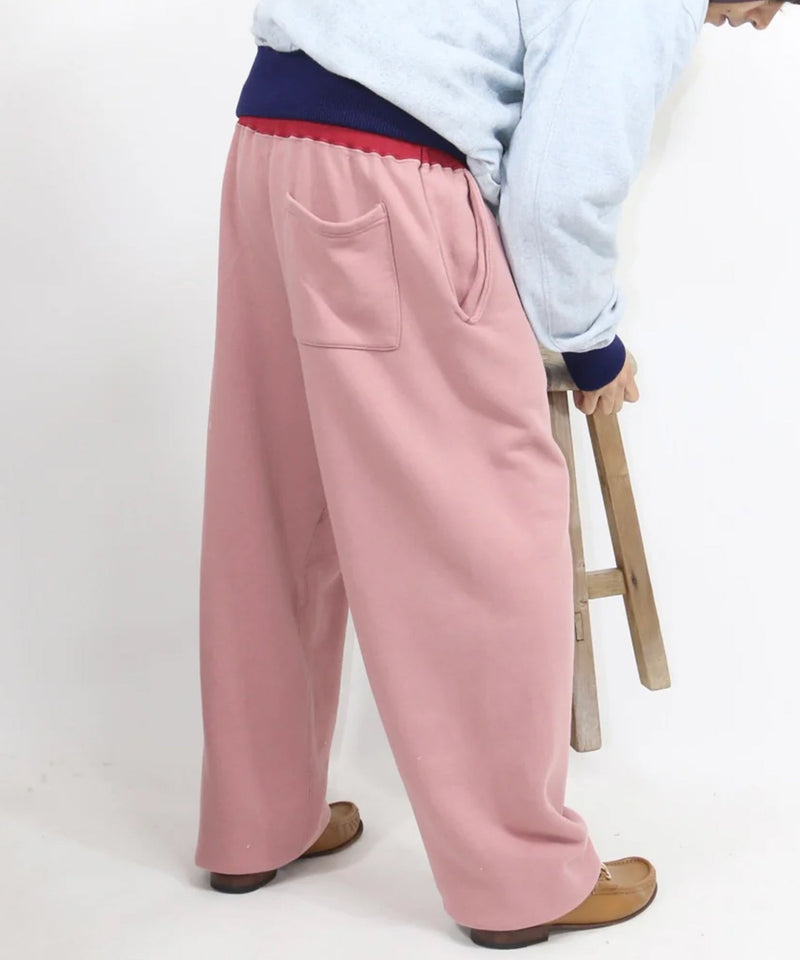 ANDER - SIDE SEAMLESS SWEAT PANTS / FADE RED×SCARLET 商品画像 - DB&BAR