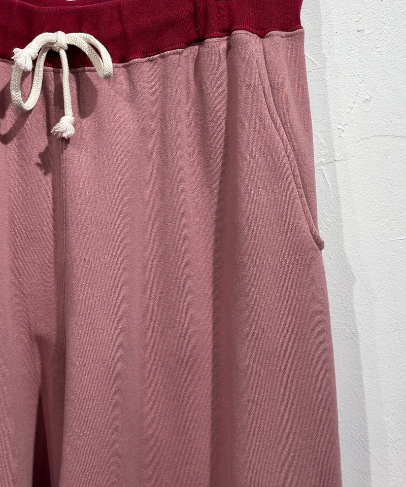 ANDER - SIDE SEAMLESS SWEAT PANTS / FADE RED×SCARLET 商品画像 - DB&BAR