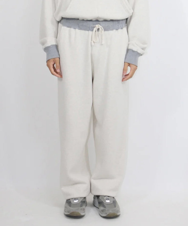 ANDER - SIDE SEAMLESS SWEAT PANTS / OATMEAL×HEATHER 商品画像 - DB&BAR