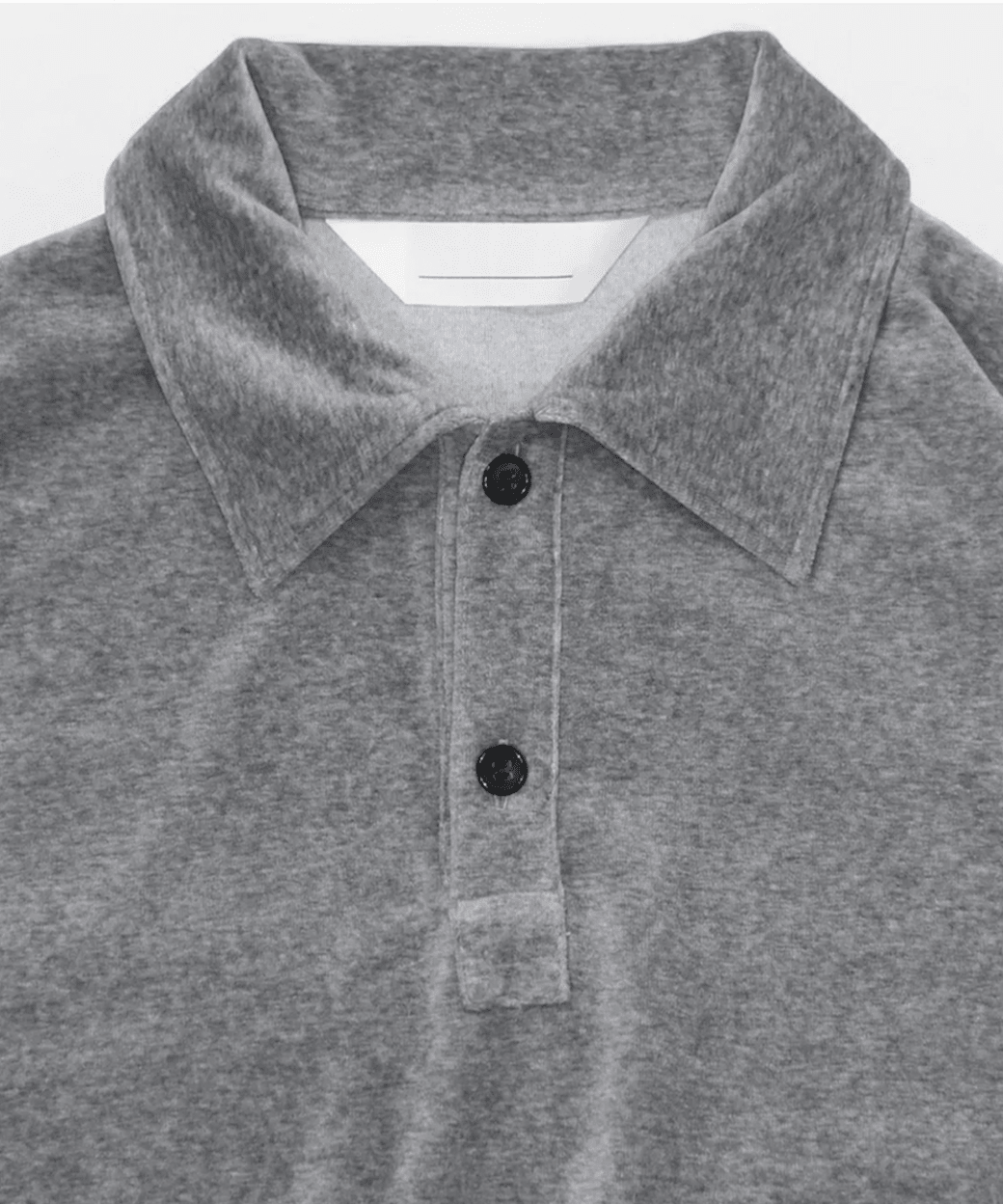 ANDER - VELOUR POLO / HEATHER 商品画像 - DB&BAR