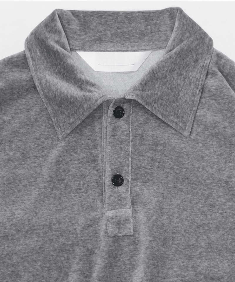 ANDER - VELOUR POLO / HEATHER 商品画像 - DB&BAR