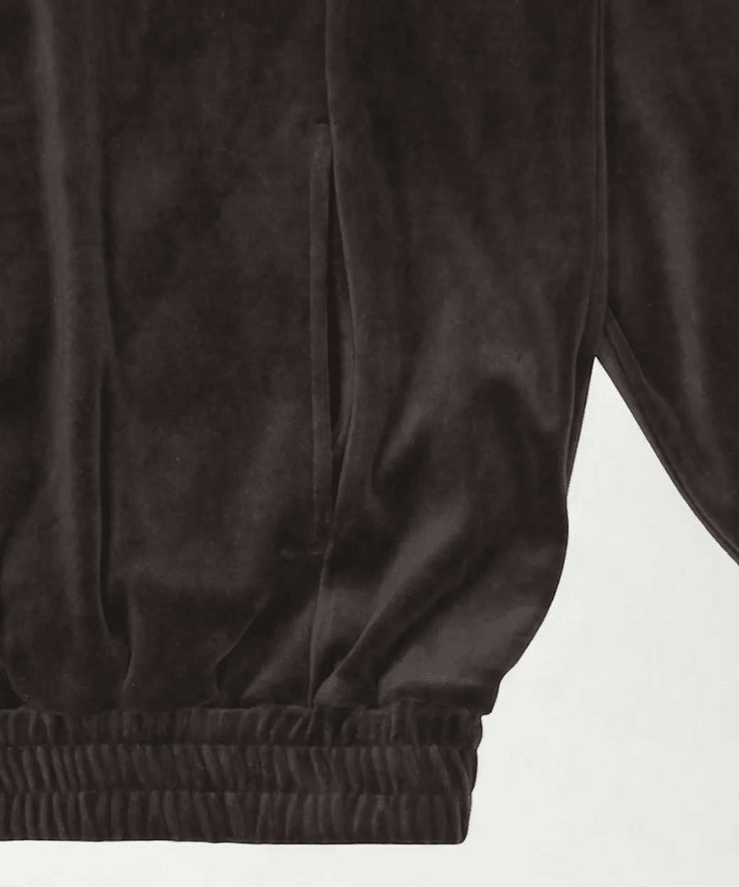 ANDER - VELOUR POLO / SHINE BROWN 商品画像 - DB&BAR