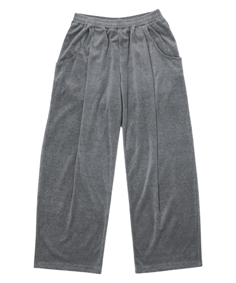 ANDER - VELOUR TUCK PANTS / HEATHER 商品画像 - DB&BAR