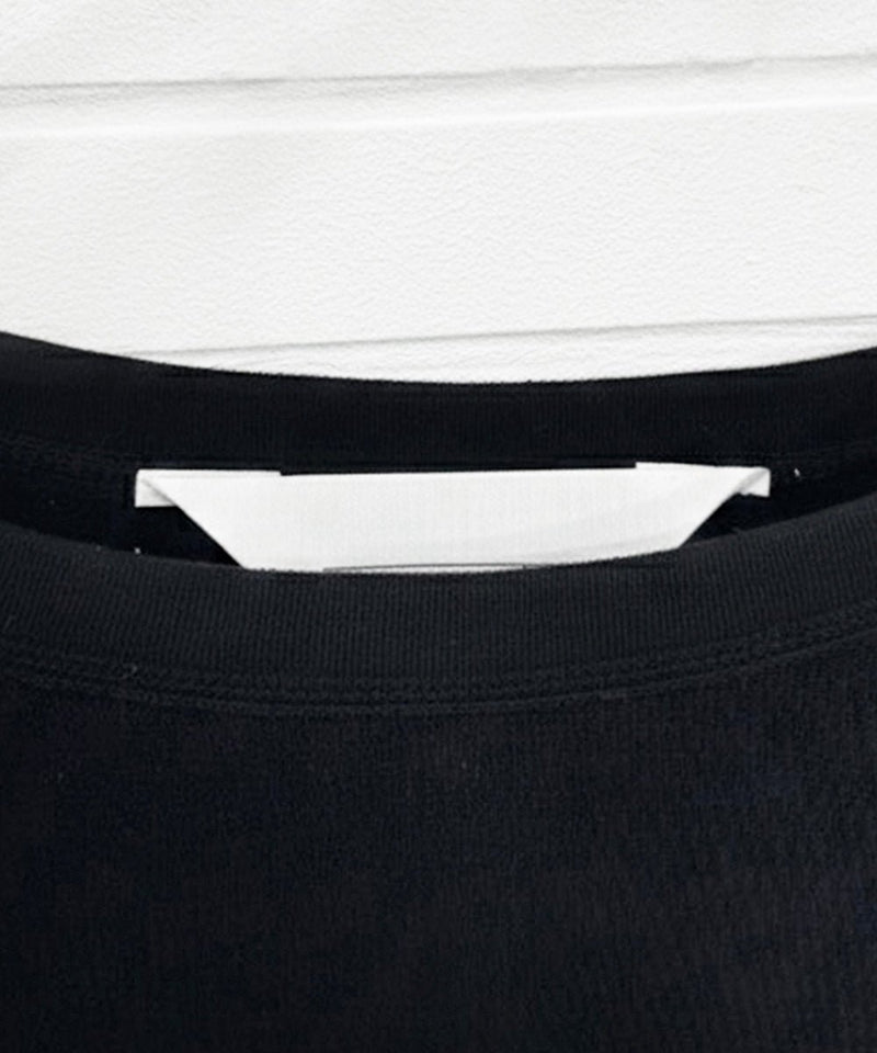 ANDER - WAFFLE CHILLAX TOP / BLACK 商品画像 - DB&BAR