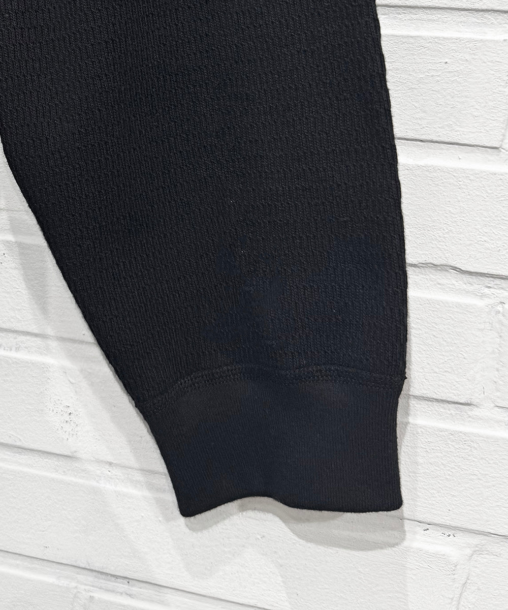 ANDER - WAFFLE CHILLAX TOP / BLACK - DB&BAR