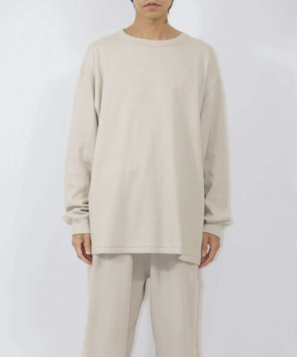 ANDER - WAFFLE CHILLAX TOP / OFF - DB&BAR