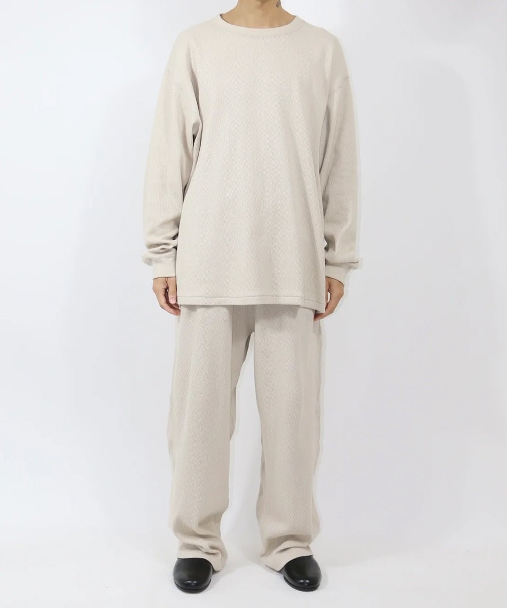 ANDER - WAFFLE CHILLAX TOP / OFF - DB&BAR