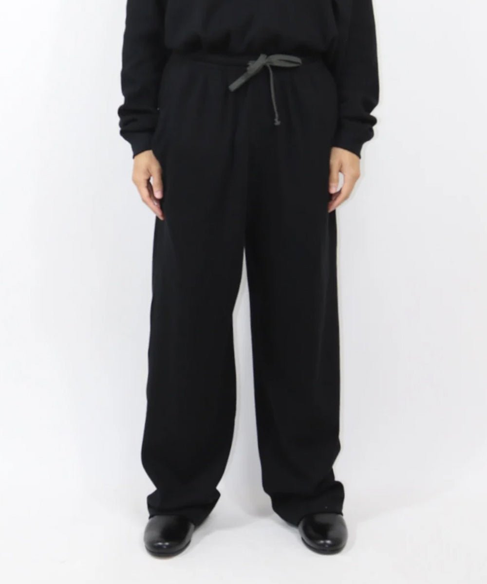 ANDER - WAFFLE SLEEPY PANTS / BLACK 商品画像 - DB&BAR