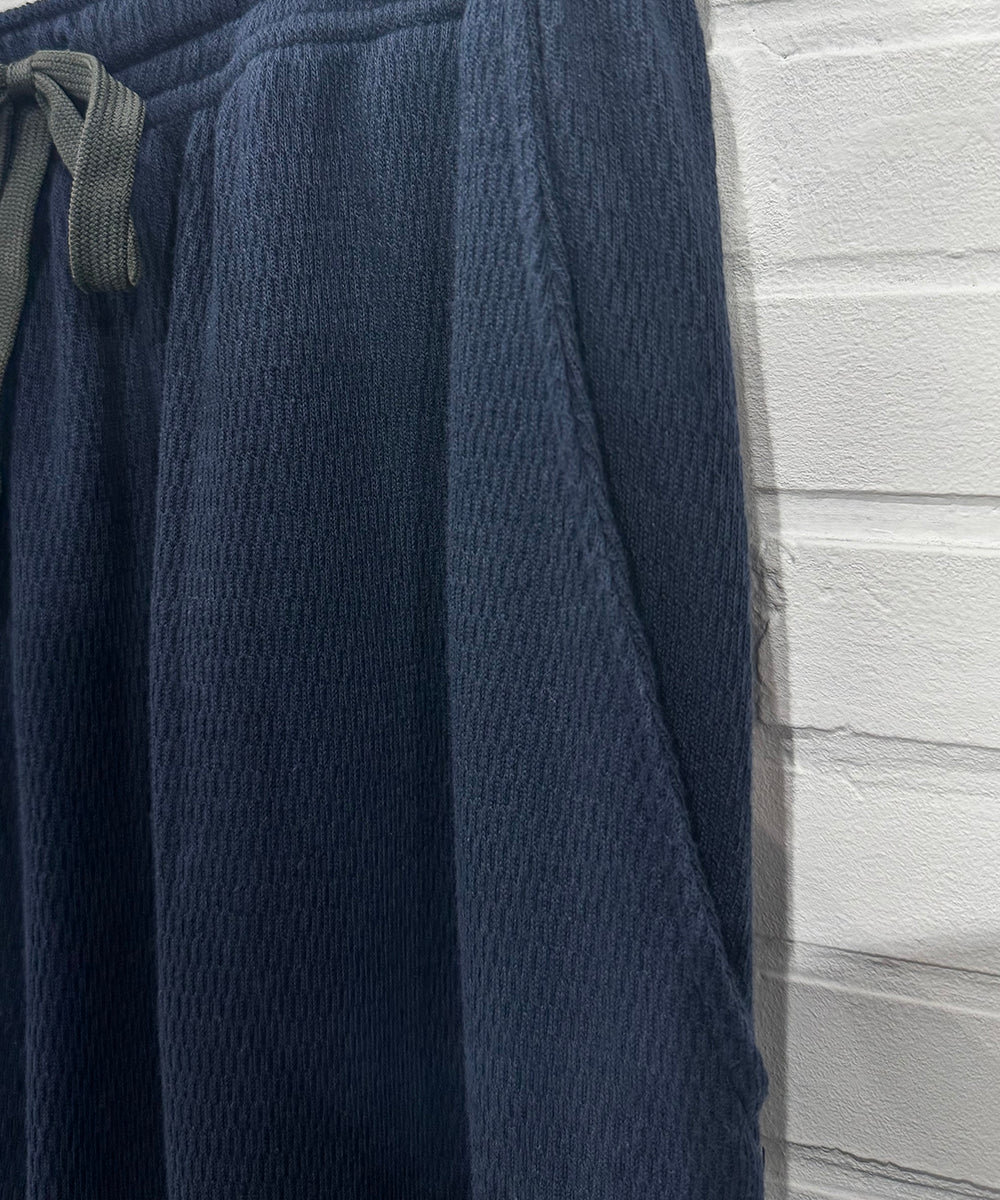 ANDER - WAFFLE SLEEPY PANTS / NAVY 商品画像 - DB&BAR