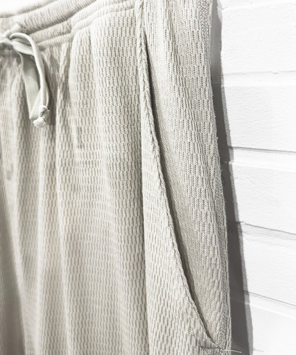 ANDER - WAFFLE SLEEPY PANTS / OFF 商品画像 - DB&BAR