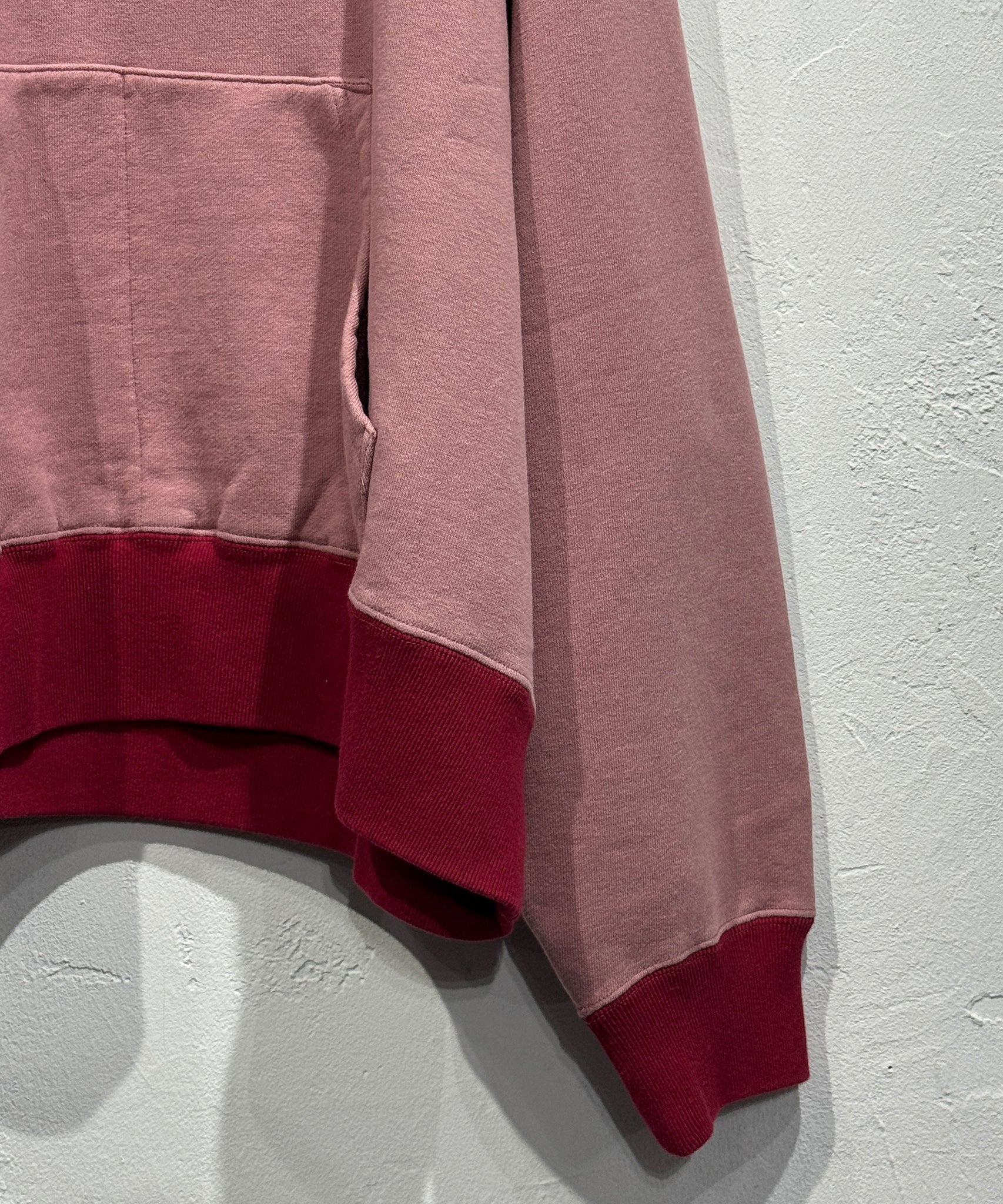 ANDER - WV SWEAT / FADE RED×SCARLET - DB&BAR