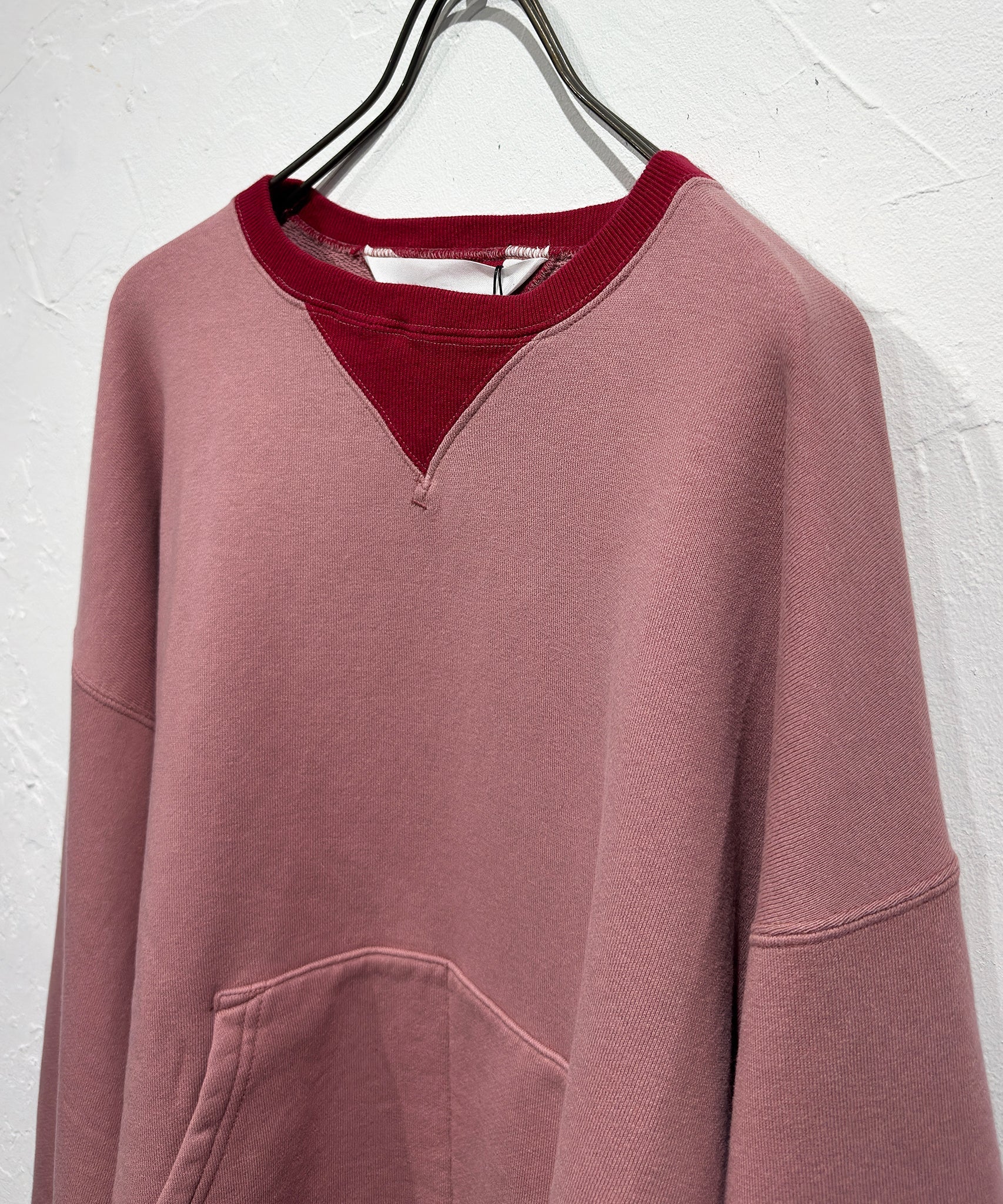 ANDER - WV SWEAT / FADE RED×SCARLET - DB&BAR