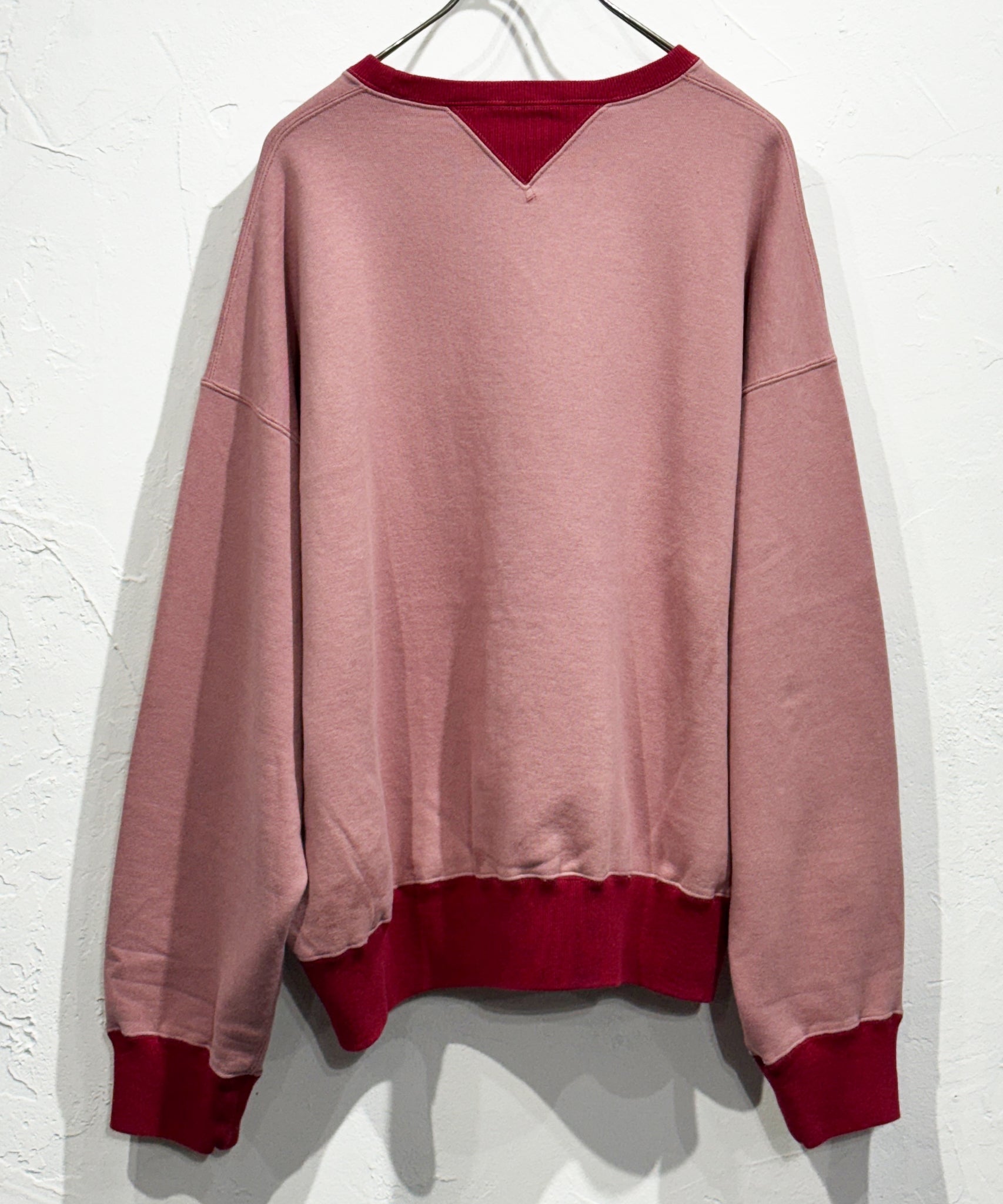 ANDER - WV SWEAT / FADE RED×SCARLET - DB&BAR