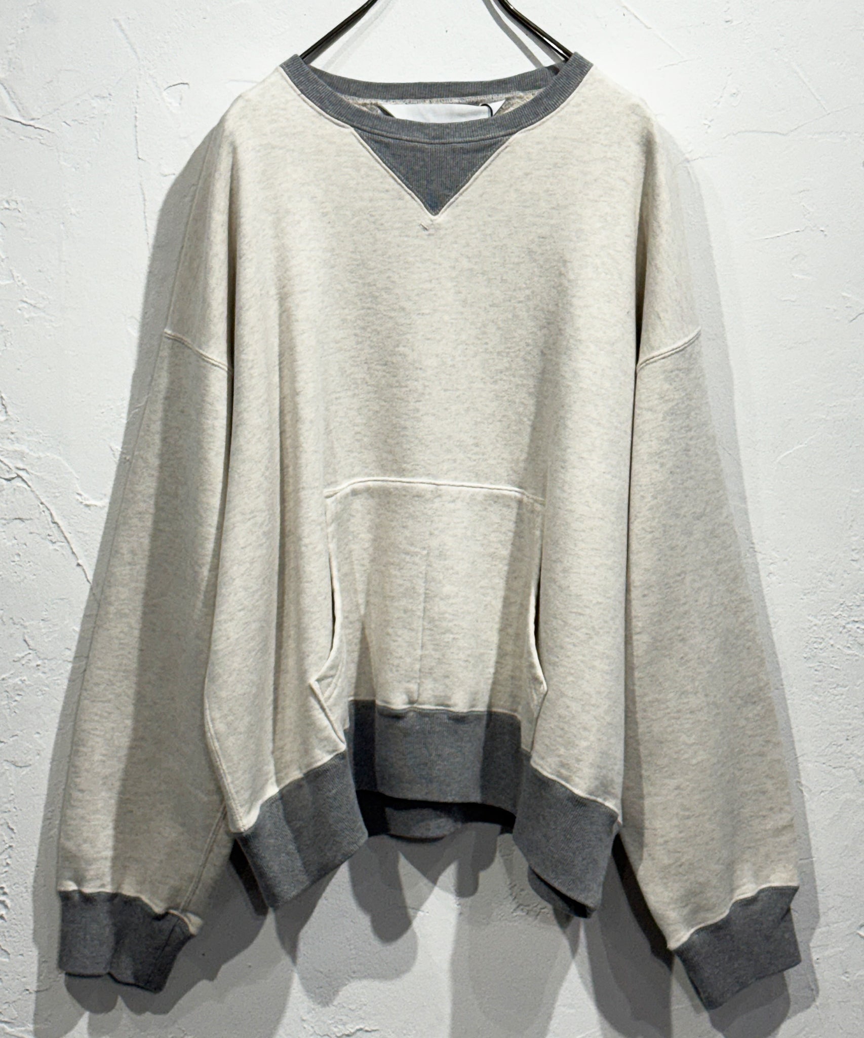 ANDER - WV SWEAT / OATMEAL×HEATHER - DB&BAR