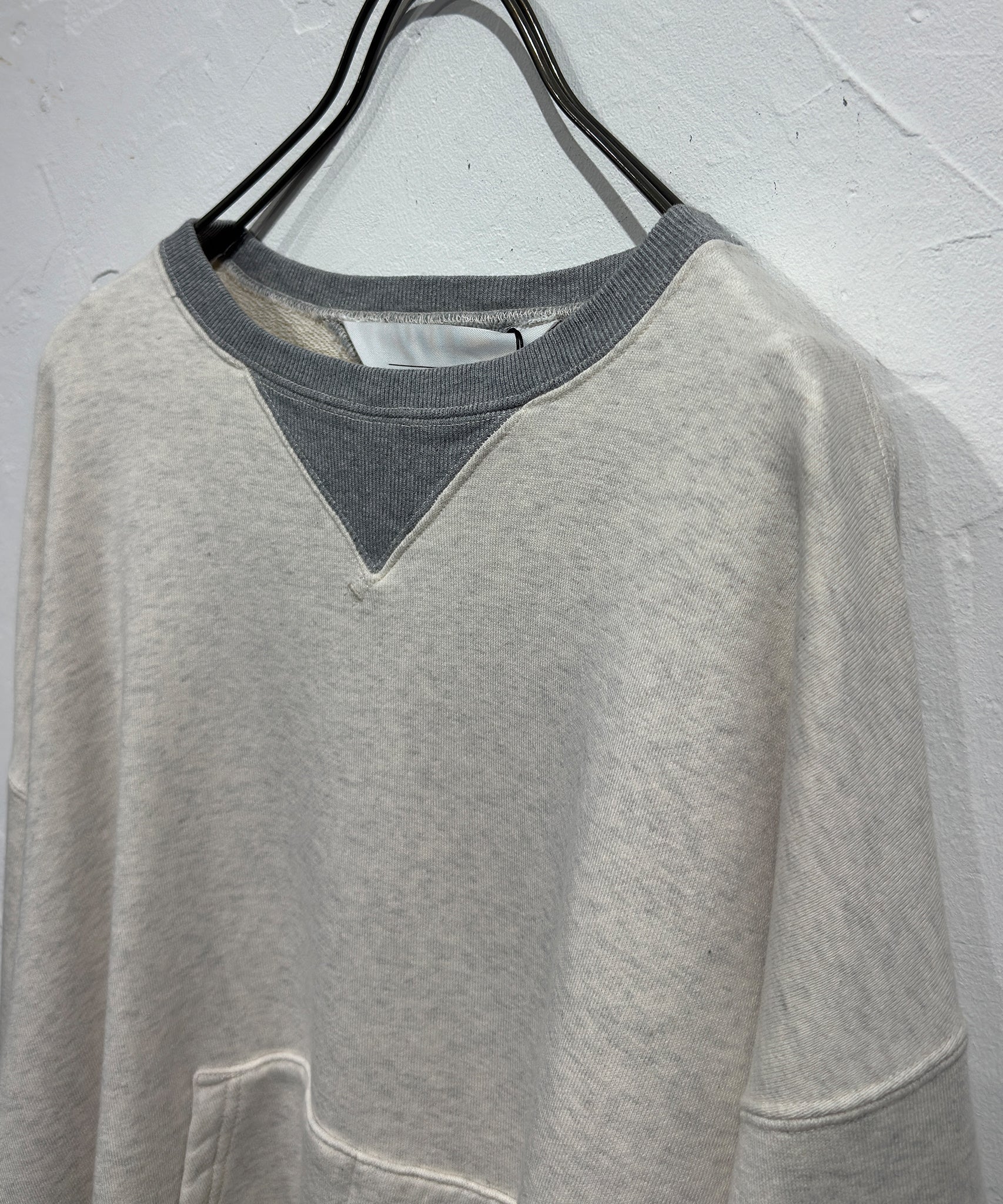 ANDER - WV SWEAT / OATMEAL×HEATHER - DB&BAR