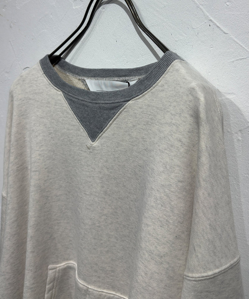 ANDER - WV SWEAT / OATMEAL×HEATHER 商品画像 - DB&BAR