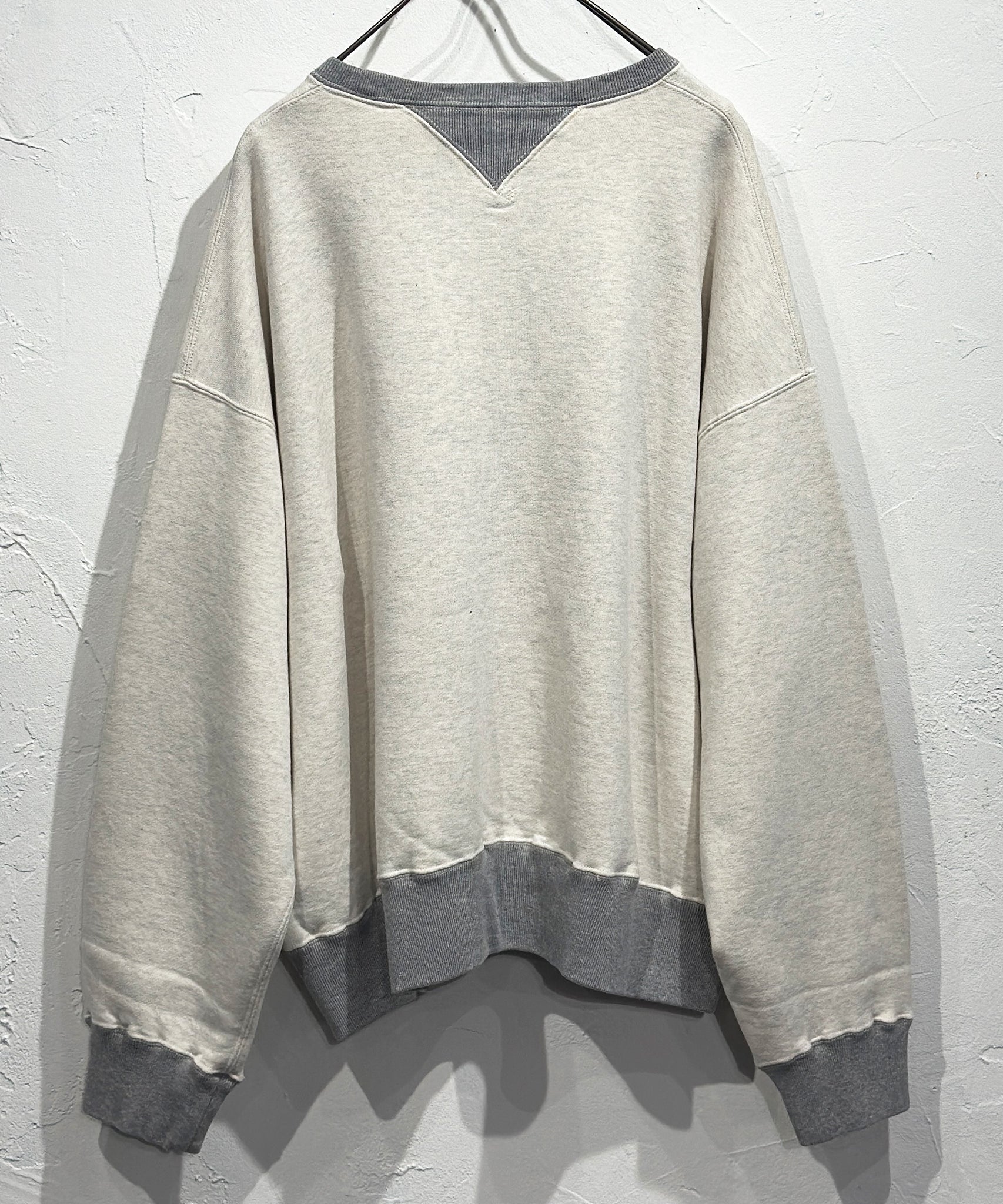 ANDER - WV SWEAT / OATMEAL×HEATHER - DB&BAR