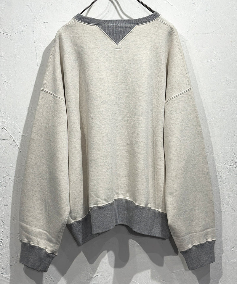 ANDER - WV SWEAT / OATMEAL×HEATHER 商品画像 - DB&BAR