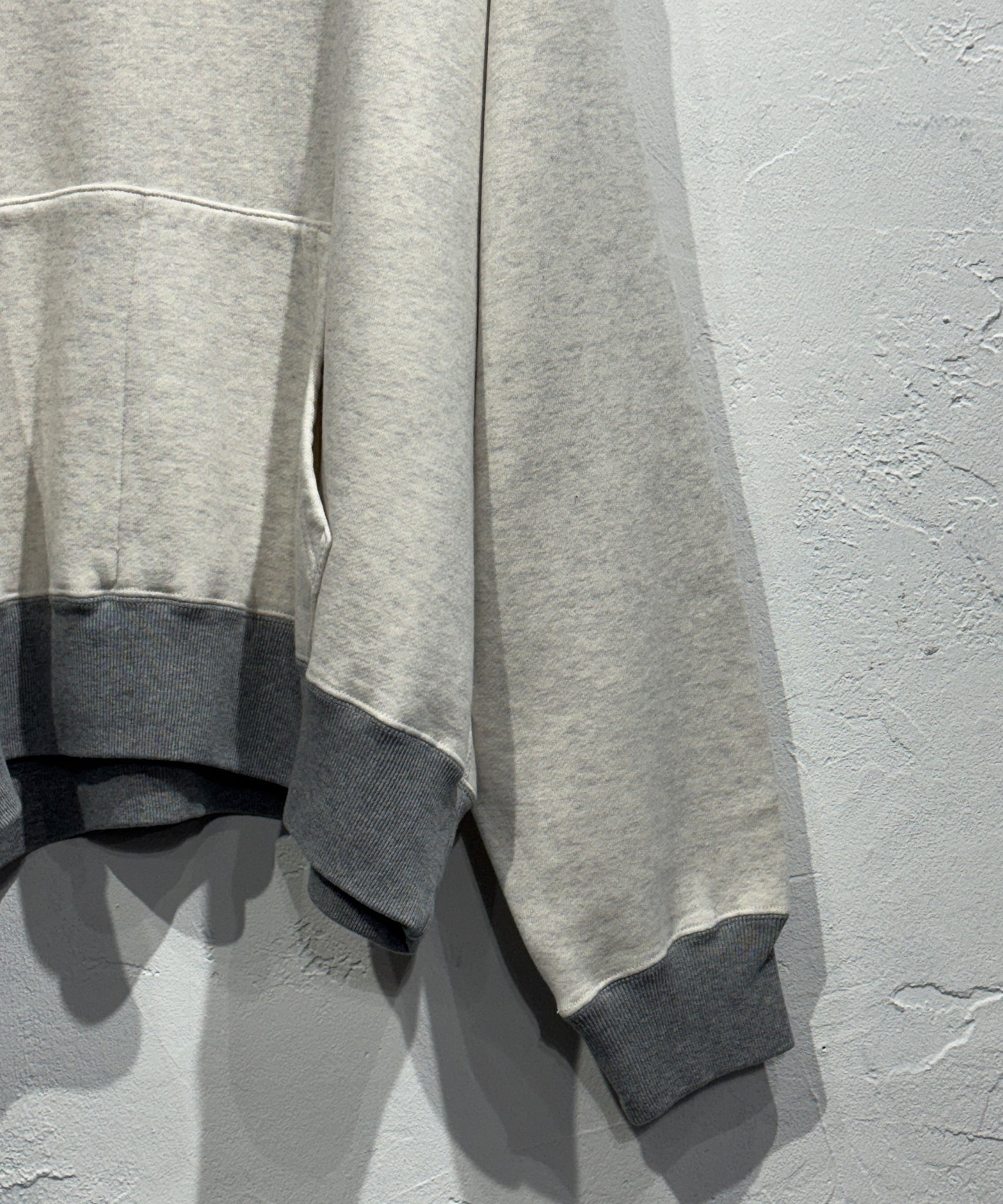 ANDER - WV SWEAT / OATMEAL×HEATHER - DB&BAR