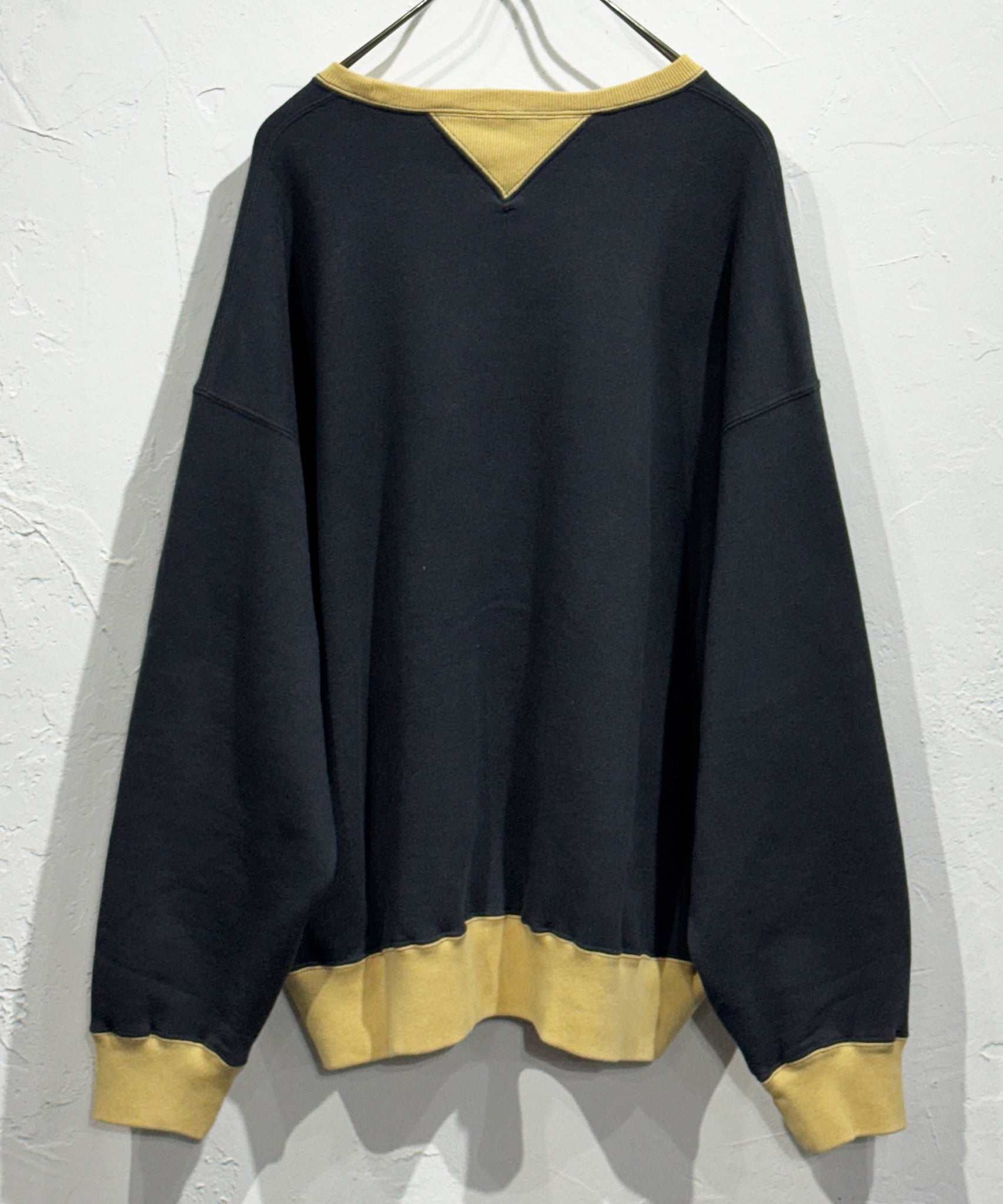 ANDER - WV SWEAT / OFF BLACK×AGING GOLD - DB&BAR