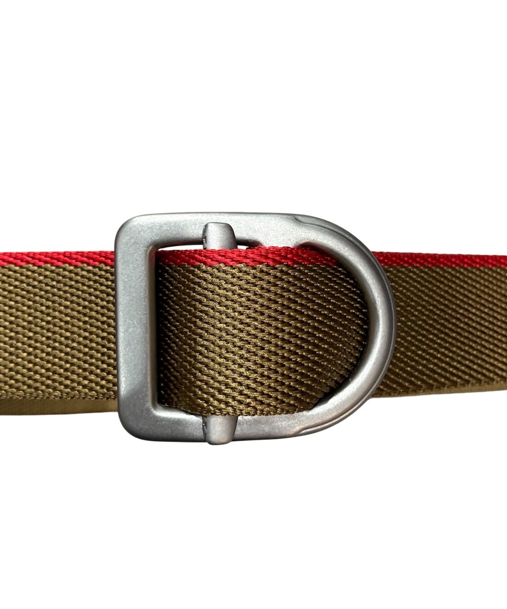 BISON DESIGNS - 38MM - LAST CHANCE™ LIGHT DUTY GUNMETAL BUCKLE / COYOTE/RED 商品画像 - DB&BAR
