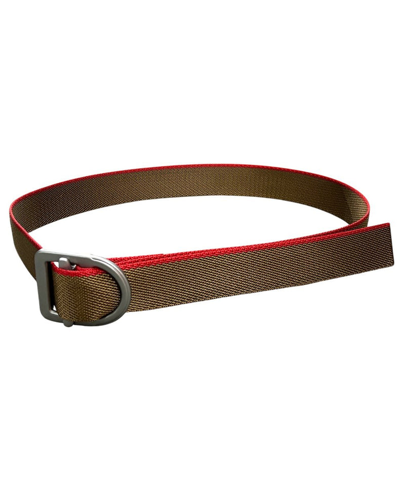 BISON DESIGNS - 38MM - LAST CHANCE™ LIGHT DUTY GUNMETAL BUCKLE / COYOTE/RED 商品画像 - DB&BAR