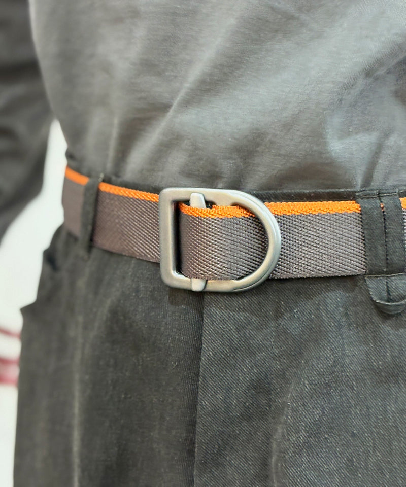 BISON DESIGNS - 38MM - LAST CHANCE™ LIGHT DUTY GUNMETAL BUCKLE / GRAPHITE/ORANGE 商品画像 - DB&BAR