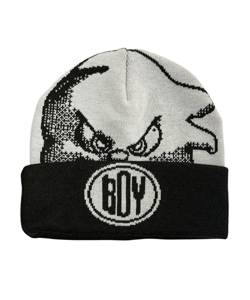 BOY - DOUBLE CUFF BEANIE / BLACK 商品画像 - DB&BAR