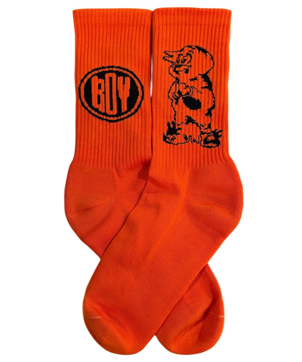 BOY - SPORTS SOX / ORANGE 商品画像 - DB&BAR