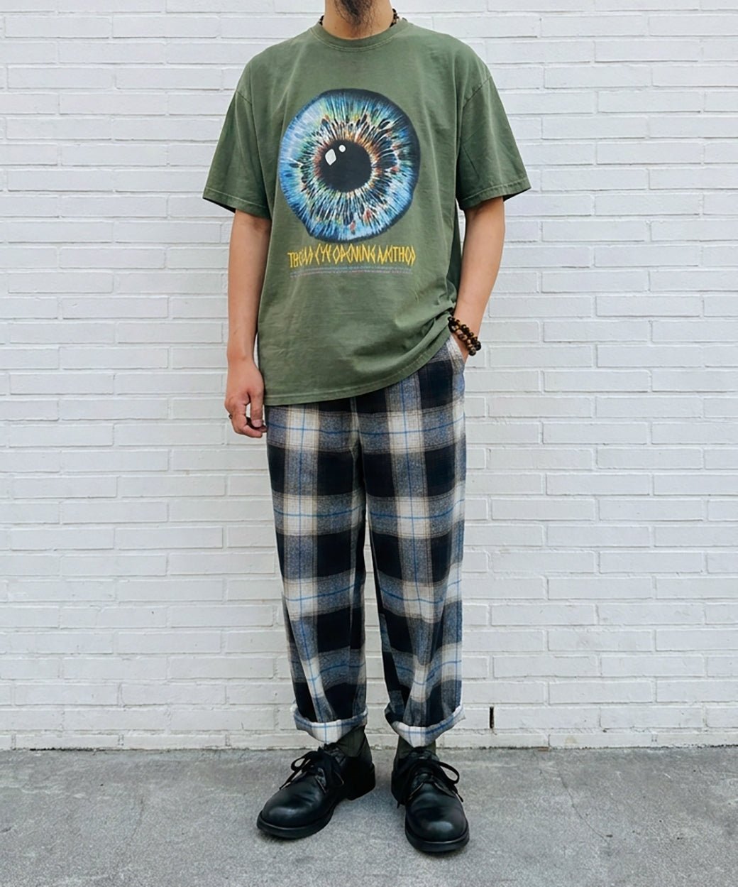 CALTOP - OMBRE WIDE EASY PANTS / BROWN × BLUE 商品画像 - DB&BAR