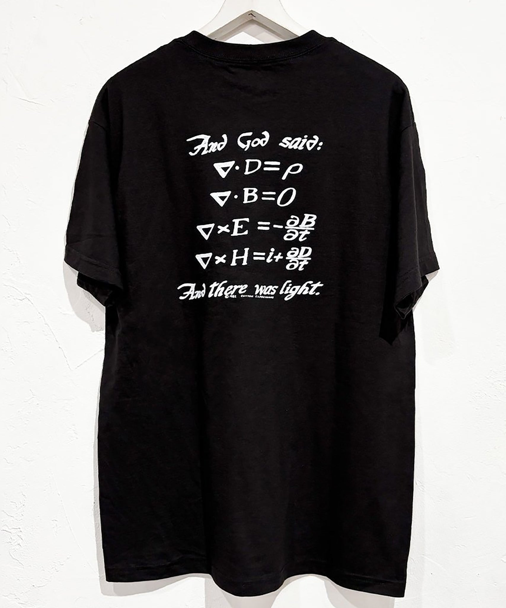 COTTON EXPRESSIONS - PRINT T - SHIRT BLACK HOLE / BLACK 商品画像 - DB&BAR