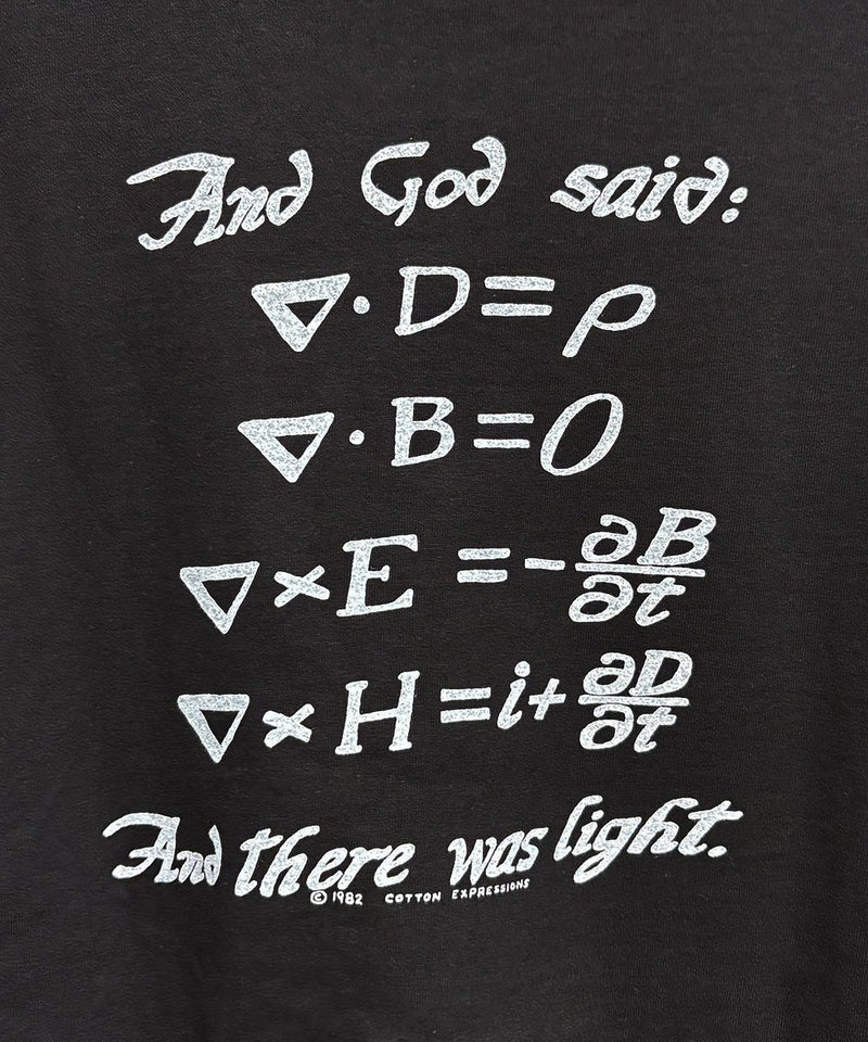 COTTON EXPRESSIONS - PRINT T - SHIRT BLACK HOLE / BLACK 商品画像 - DB&BAR
