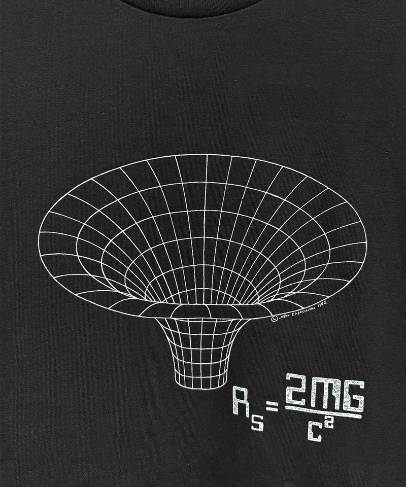 COTTON EXPRESSIONS - PRINT T - SHIRT BLACK HOLE / BLACK 商品画像 - DB&BAR