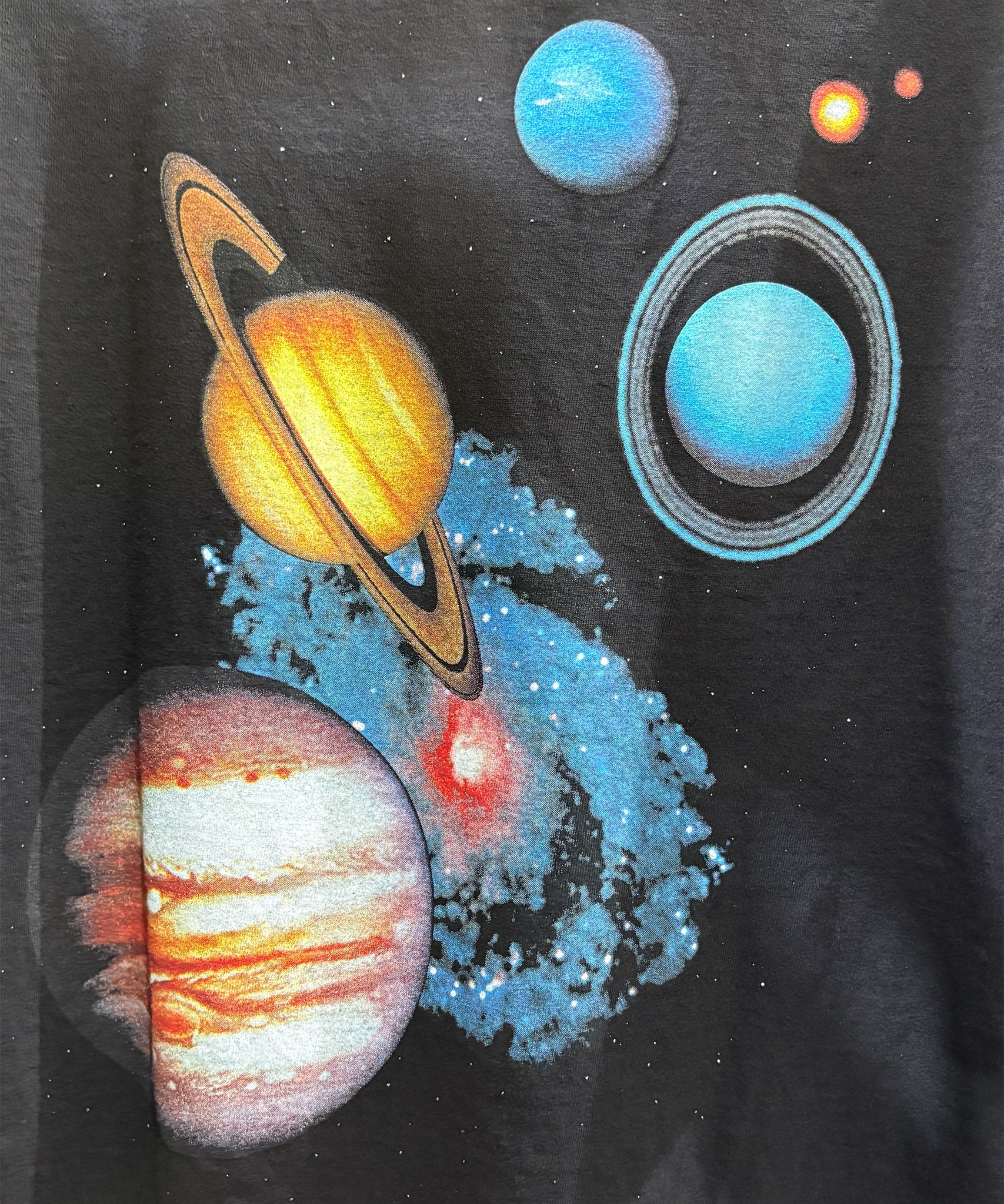 COTTON EXPRESSIONS - SOLAR SYSTEM T - SHIRT / BLACK - DB&BAR