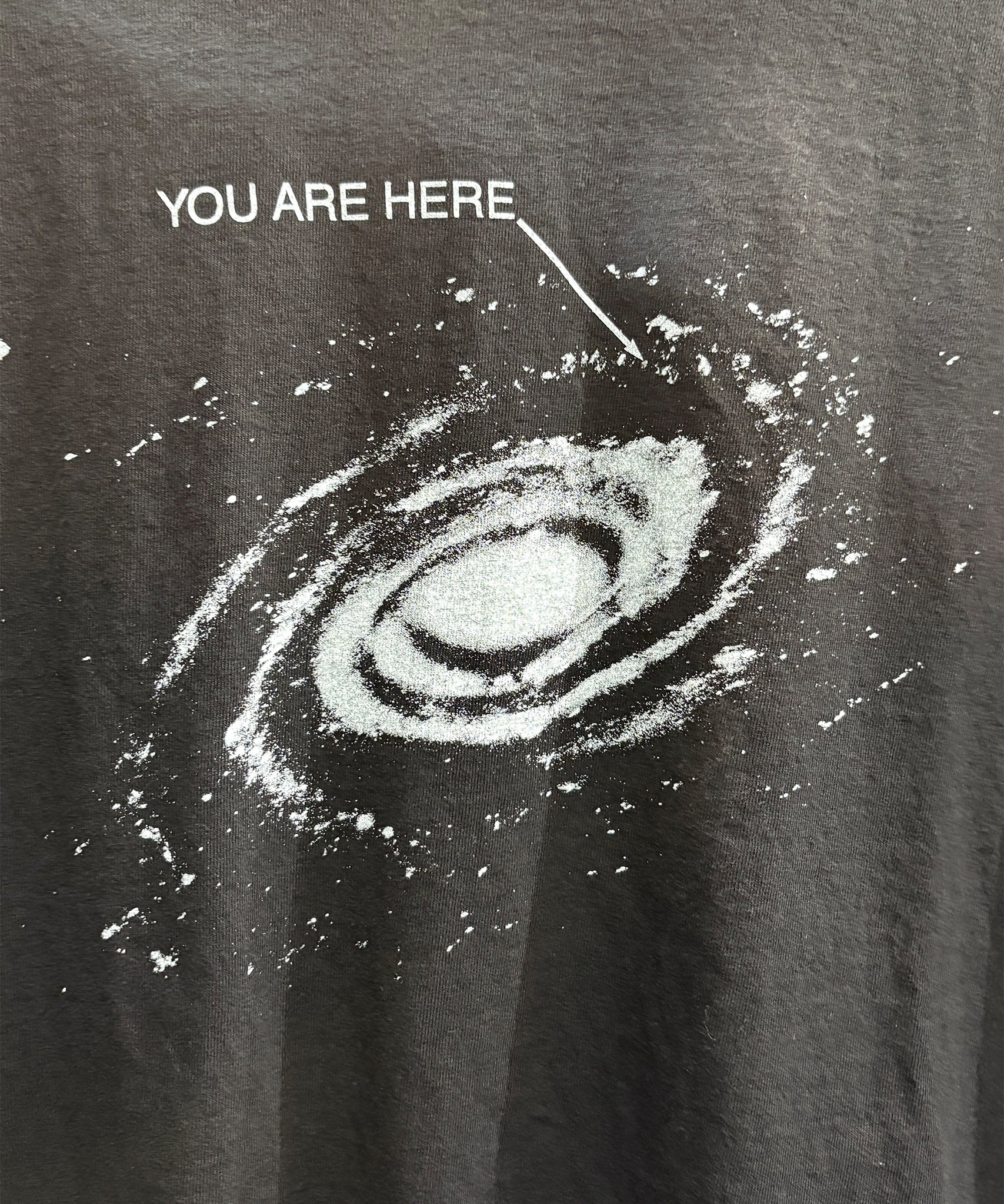 COTTON EXPRESSIONS - YOU ARE HERE T - SHIRT / BLACK - DB&BAR