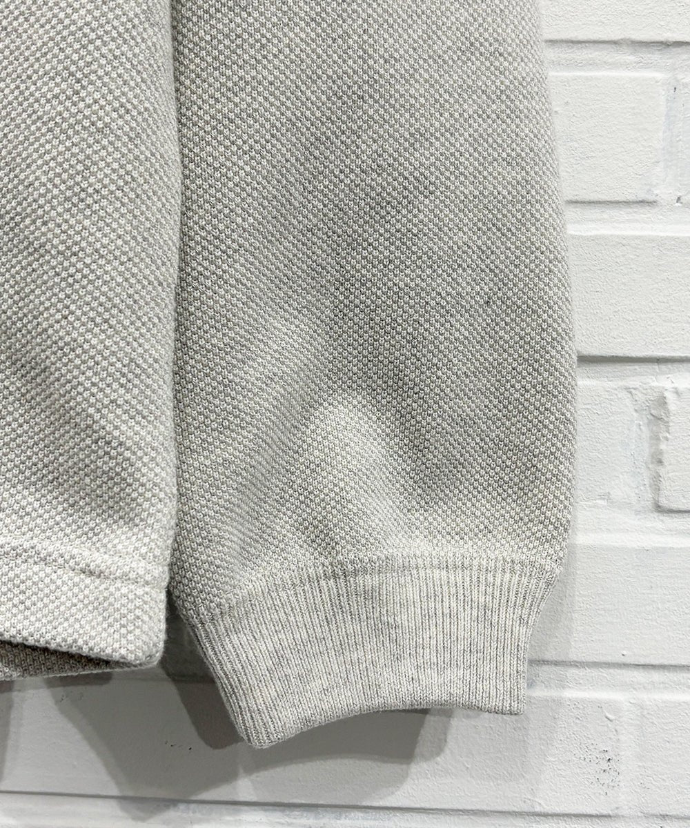 crepuscule - Cotton Rayon Moss Stitch Pull Over / OATMEAL 商品画像 - DB&BAR