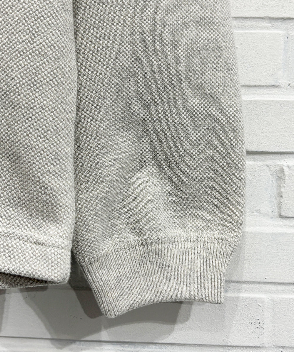 crepuscule - Cotton Rayon Moss Stitch Pull Over ONLINE STORE PAGE | クレプスキュール - コットン レーヨン モス ステッチ プルオーバー オンライン ストア ページ 商品画像