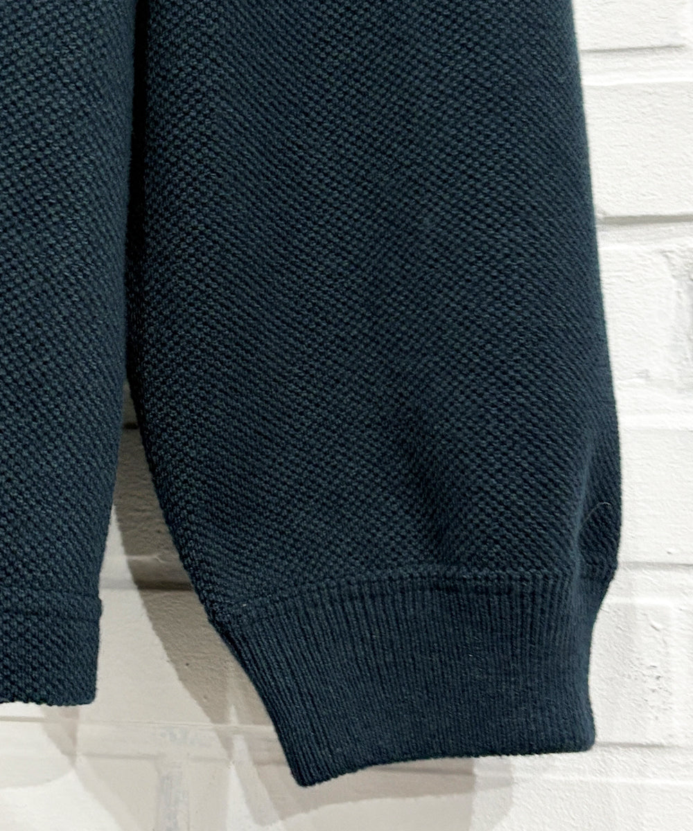 crepuscule - Cotton Rayon Moss Stitch Pull Over ONLINE STORE PAGE | クレプスキュール - コットン レーヨン モス ステッチ プルオーバー オンライン ストア ページ 商品画像