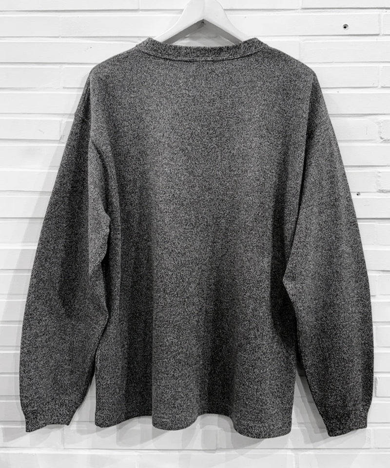 crepuscule - Cotton Rayon Moss Stitch Pull Over ONLINE STORE PAGE | クレプスキュール - コットン レーヨン モス ステッチ プルオーバー オンライン ストア ページ 商品画像