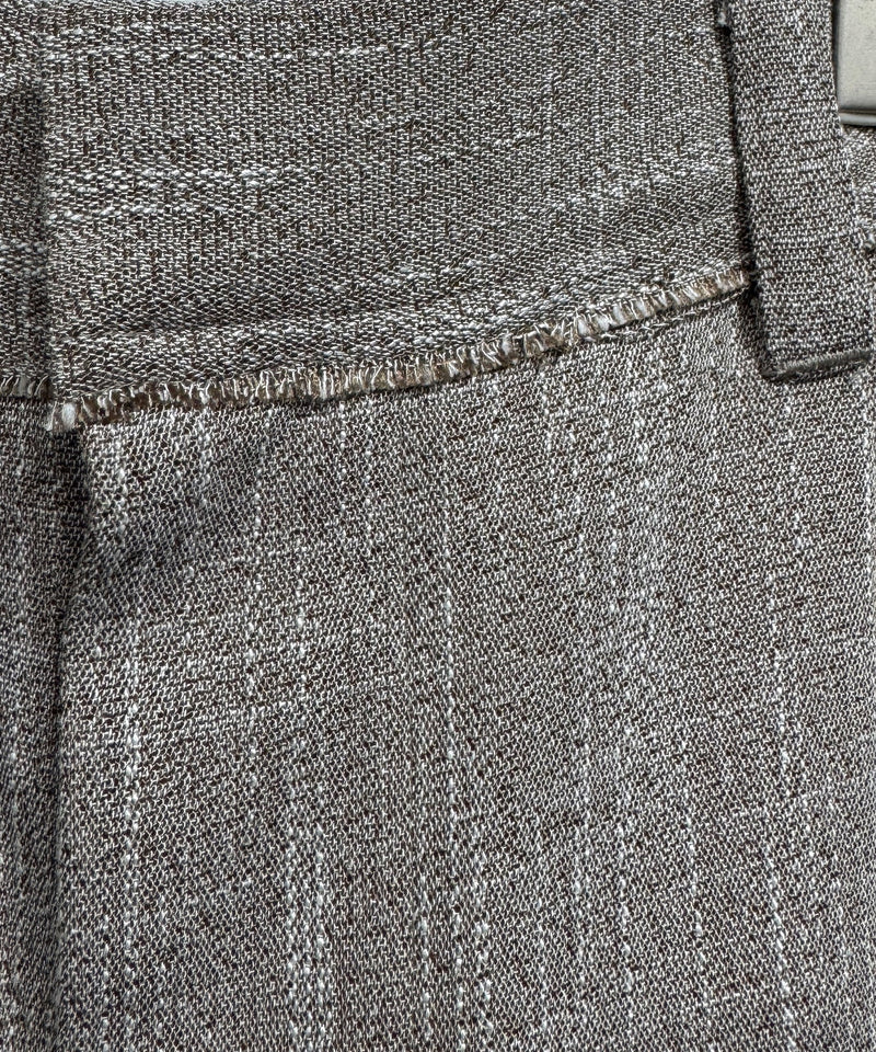 CURRENTAGE - MELANGE PLEAT SHORTS / BEIGE 商品画像 - DB&BAR