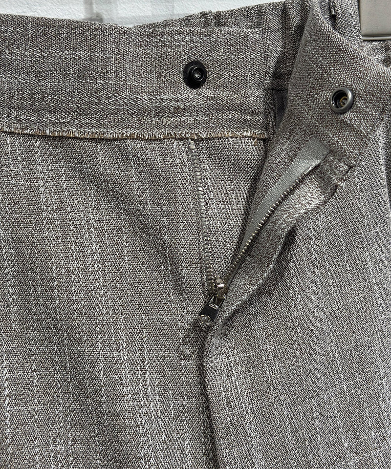 CURRENTAGE - MELANGE PLEAT SHORTS / BEIGE 商品画像 - DB&BAR