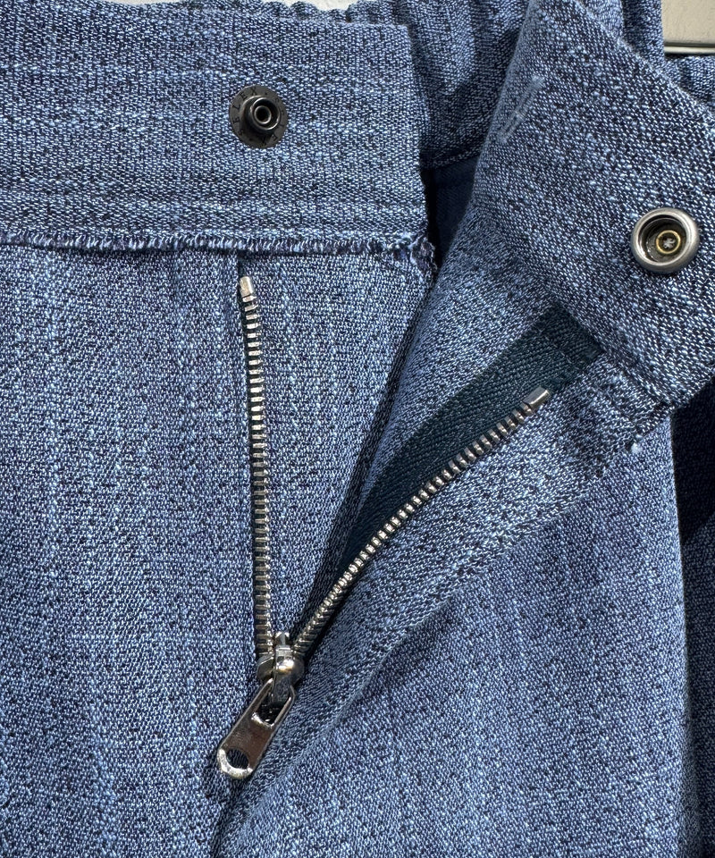 CURRENTAGE - MELANGE PLEAT SHORTS / BLUE 商品画像 - DB&BAR