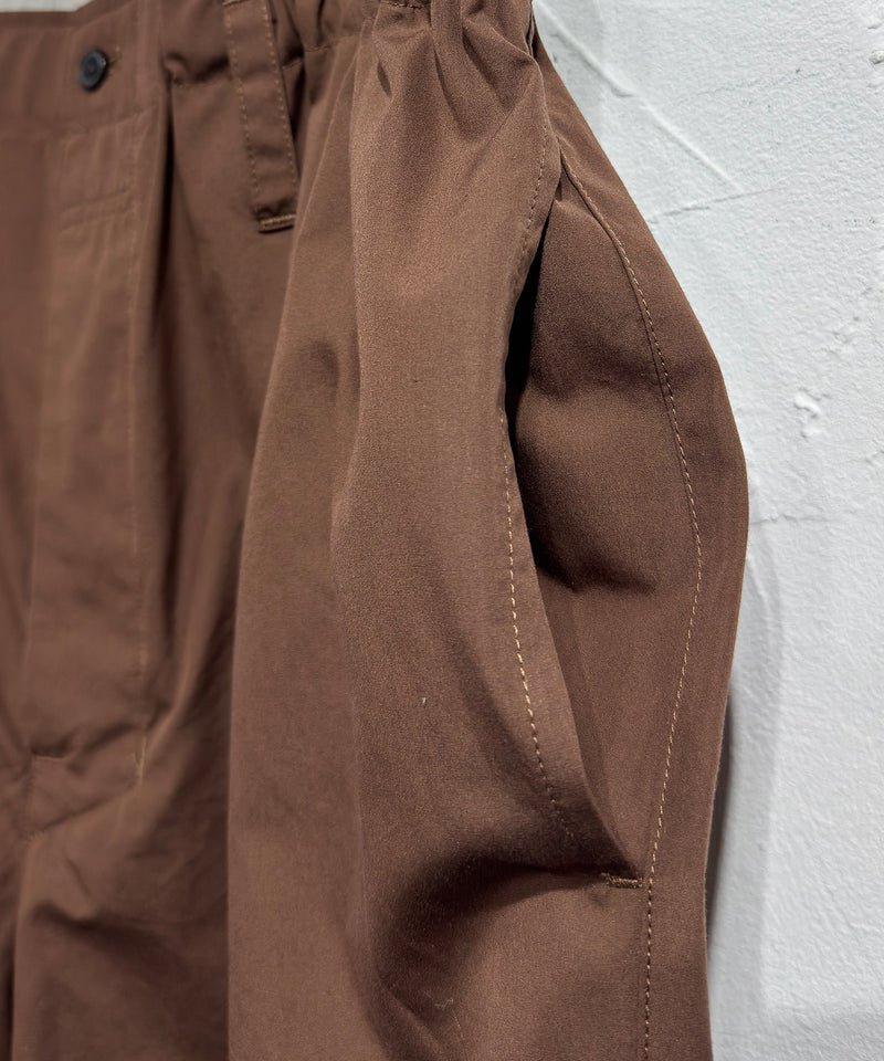 CURRENTAGE - OVERLAY SHORTS / BROWN 商品画像 - DB&BAR